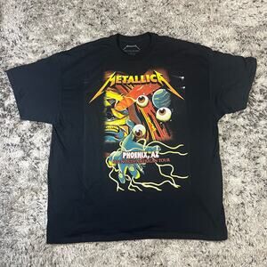 NEW Official METALLICA Night 1 Phoenix AZ SHIRT Size 2XL XXL Tour Poster 2023